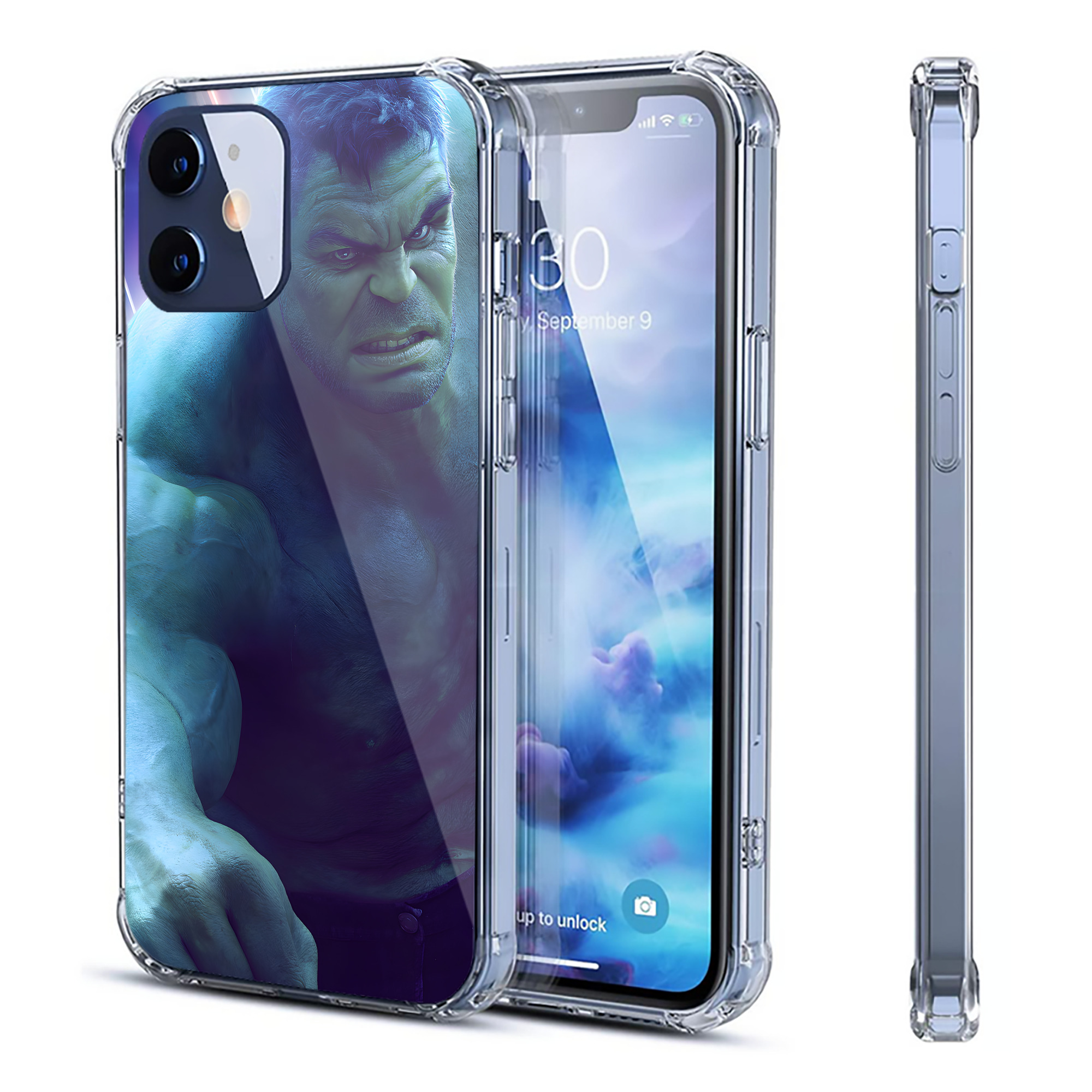 （画像用） アベンジャーズ The Avengers 【iPhone 12シリーズ対応】透明スマホケース（クリアソフトケース）